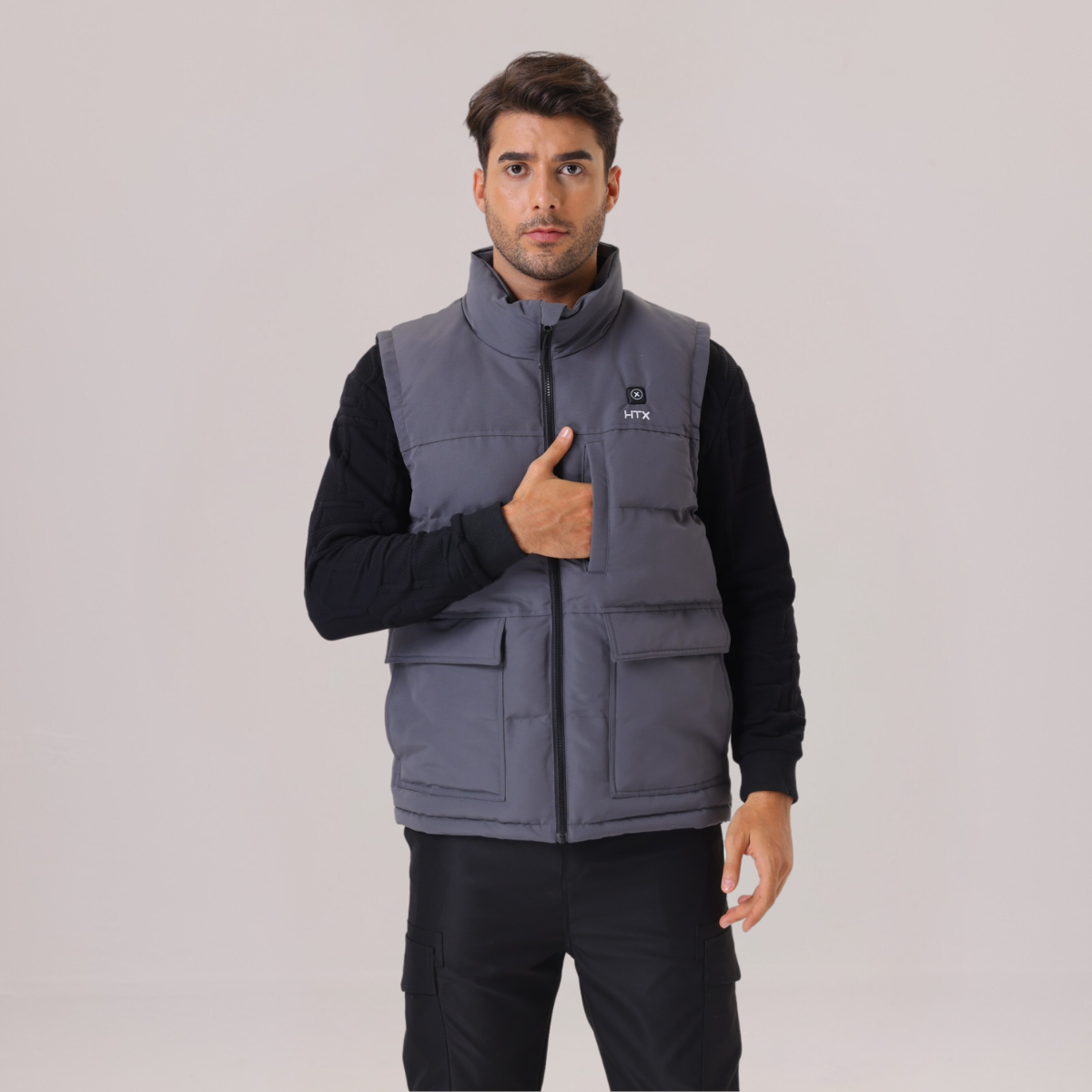 Grey Unisex Heated Gilet  *BEST SELLER*